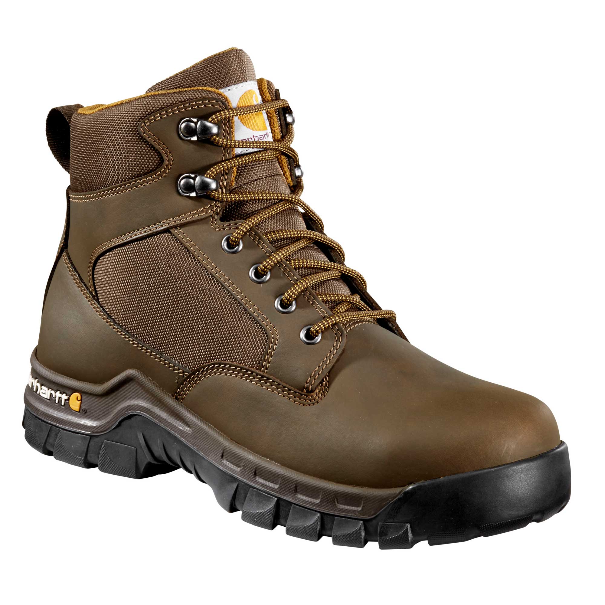 Carhartt Men's Rugged Flex® 6" Steel Toe Work Boot - Dark Brown, 8