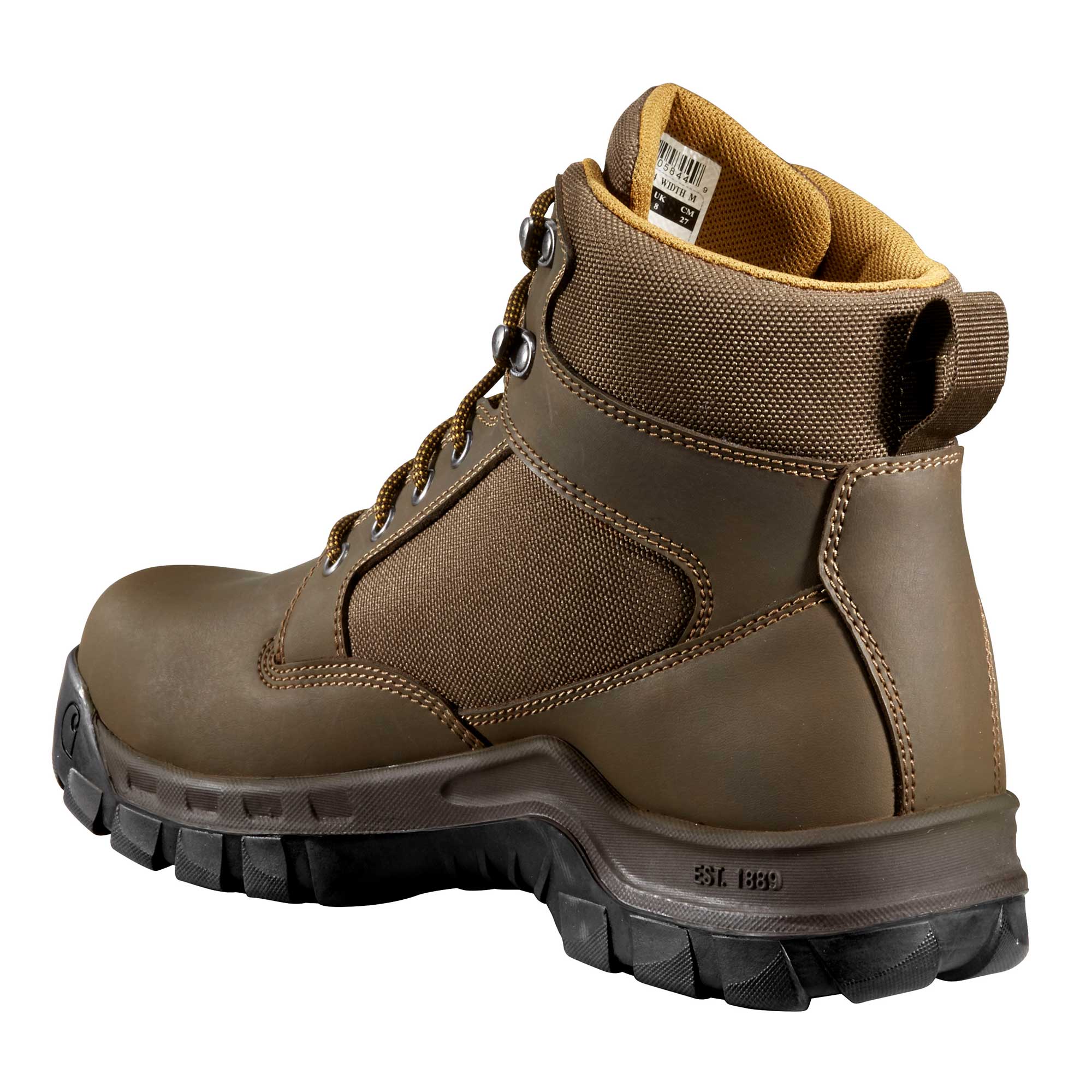 Carhartt Men's Rugged Flex® 6" Steel Toe Work Boot - Dark Brown, 8 View 1 of 3
