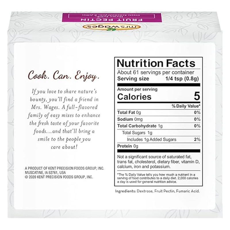 Wages Home Jell Fruit Pectin 0000001074 Runnings