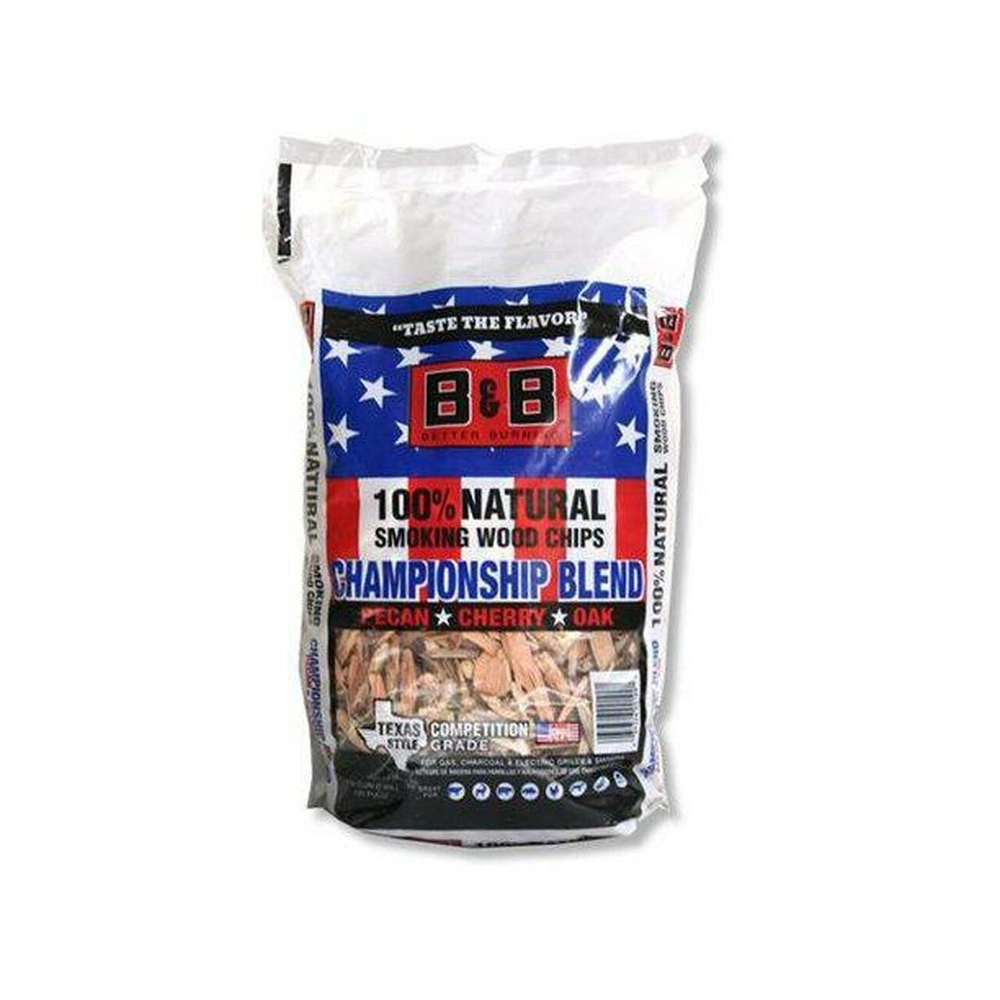 B&B™ Natural Smoking Wood Chips Championship Blend, 180 in