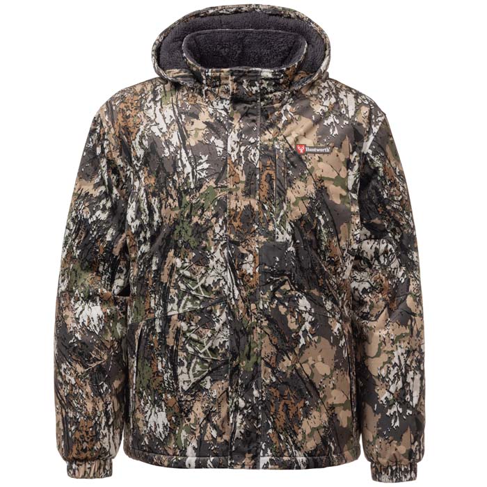 Huntwroth Men's Heavy Weight, Waterproof, Sherpa-lined Jacket - Vertek®, M