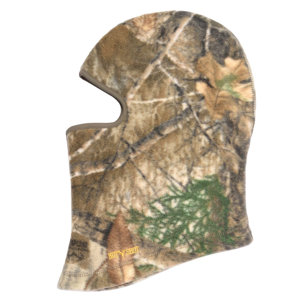 Hot Shot® Men's Unlined Fleece Wolf Shaped Camo/Blaze Reversible