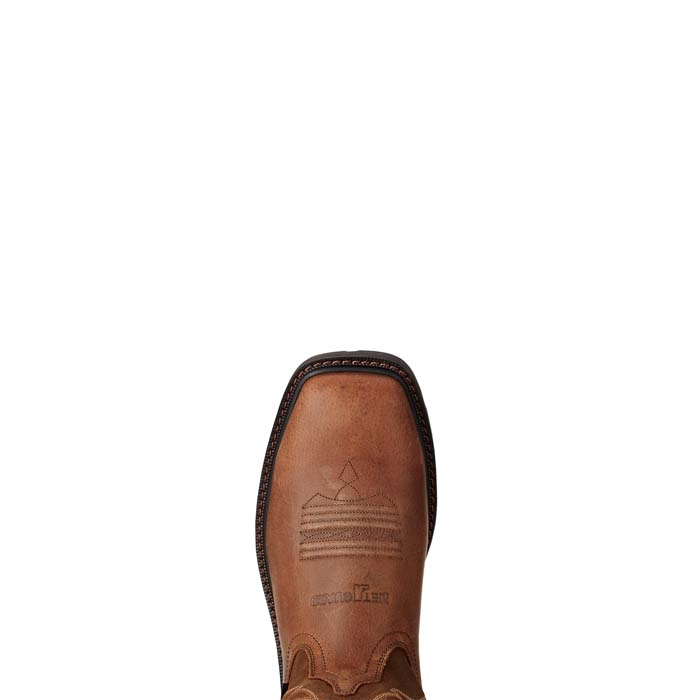 Men's Groundbreaker Wide Square Toe Met Guard Steel Toe Work Boot