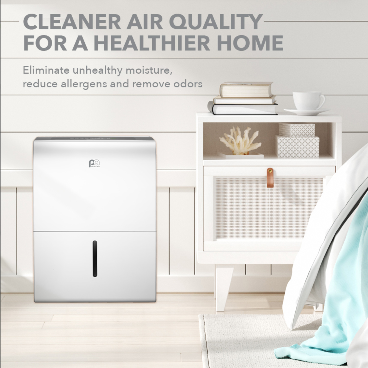 Perfect Aire 22 Pt./Day 1500 Sq. Ft. Coverage 2-Speed Flat Panel Dehumidifier View 2 of 4