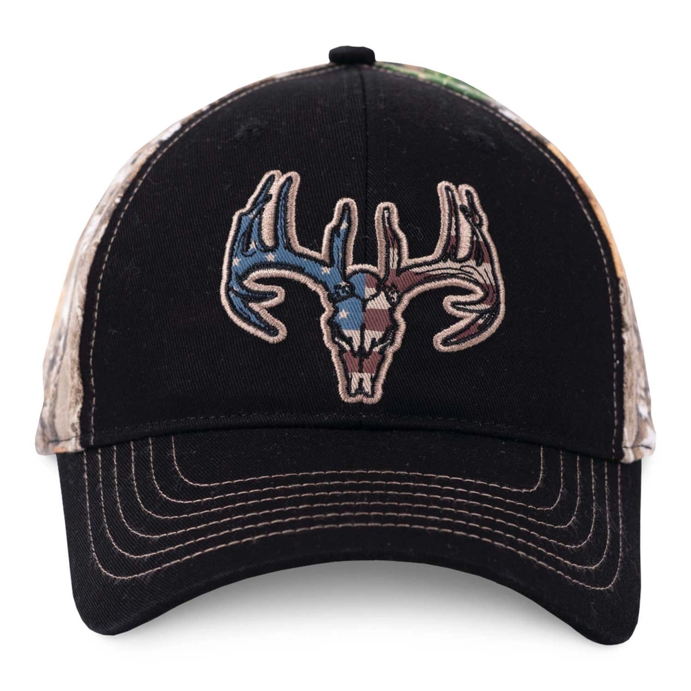 BUCK WEAR™ Adult Cap Usa Flag Skull 0000001416 Runnings