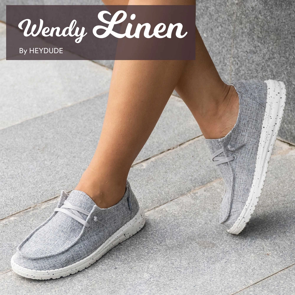 Guava Wendy Linen Shoes Womens Hey Dudes Ladies Dude Shoes Hey