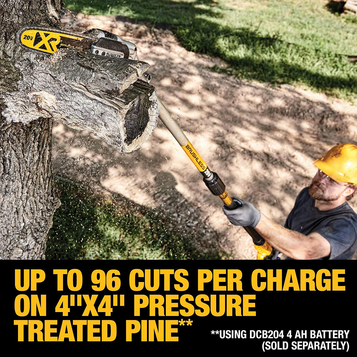 DEWALT 20V MAX XR Brushless Cordless Pole Saw Kit with 4.0 Ah Battery & Charger View 3 of 7