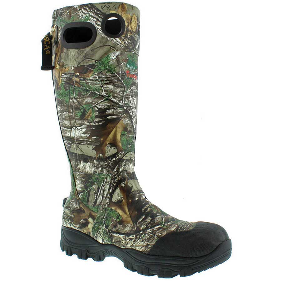 Itasca™ Men's Mud Trekker 100 Gram Rubber Hunting Boot - Real Tree AP, 8