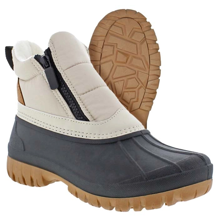 low duck boots womens