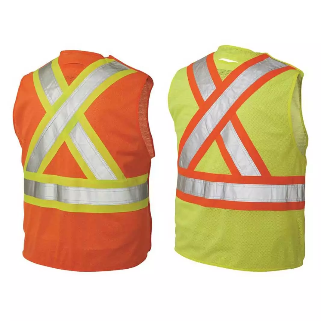 Tough Duck Safety High Visibility 5-Point Tear-Away Vest