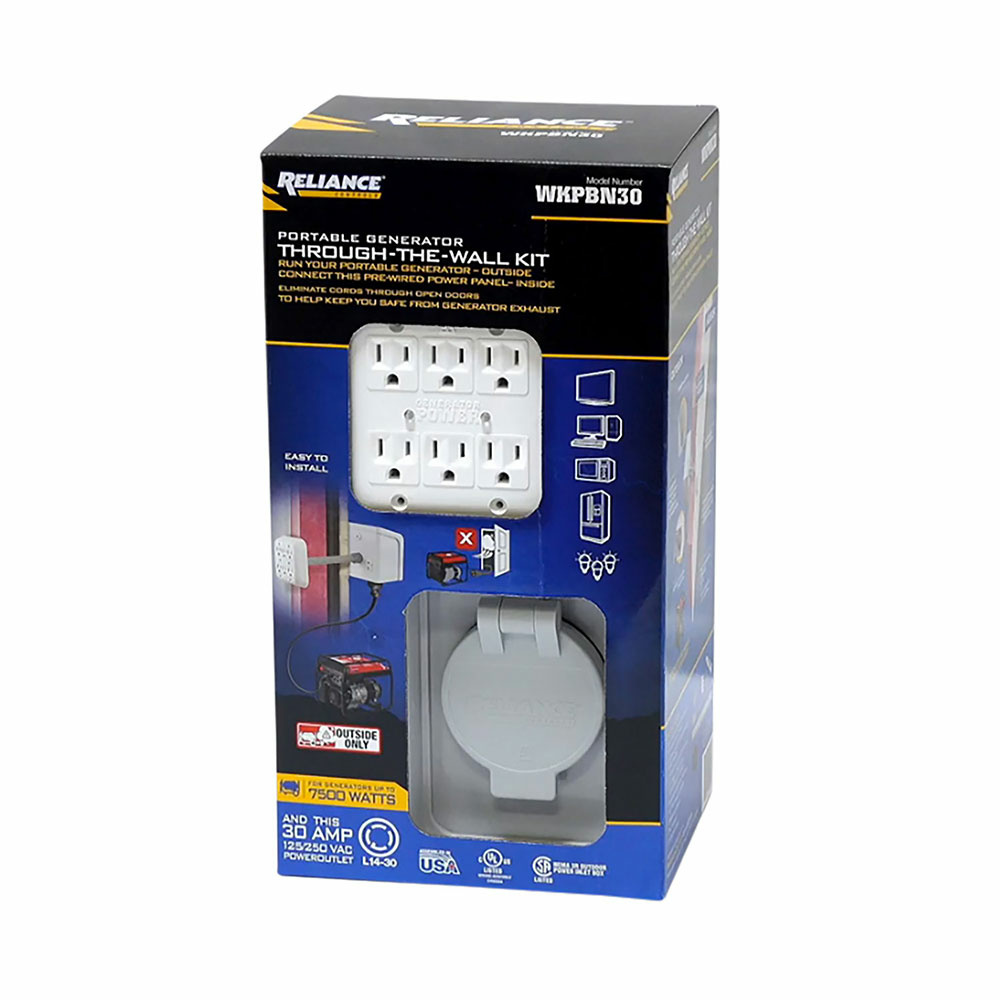 Reliance® Portable Generator Through-the-wall Kit