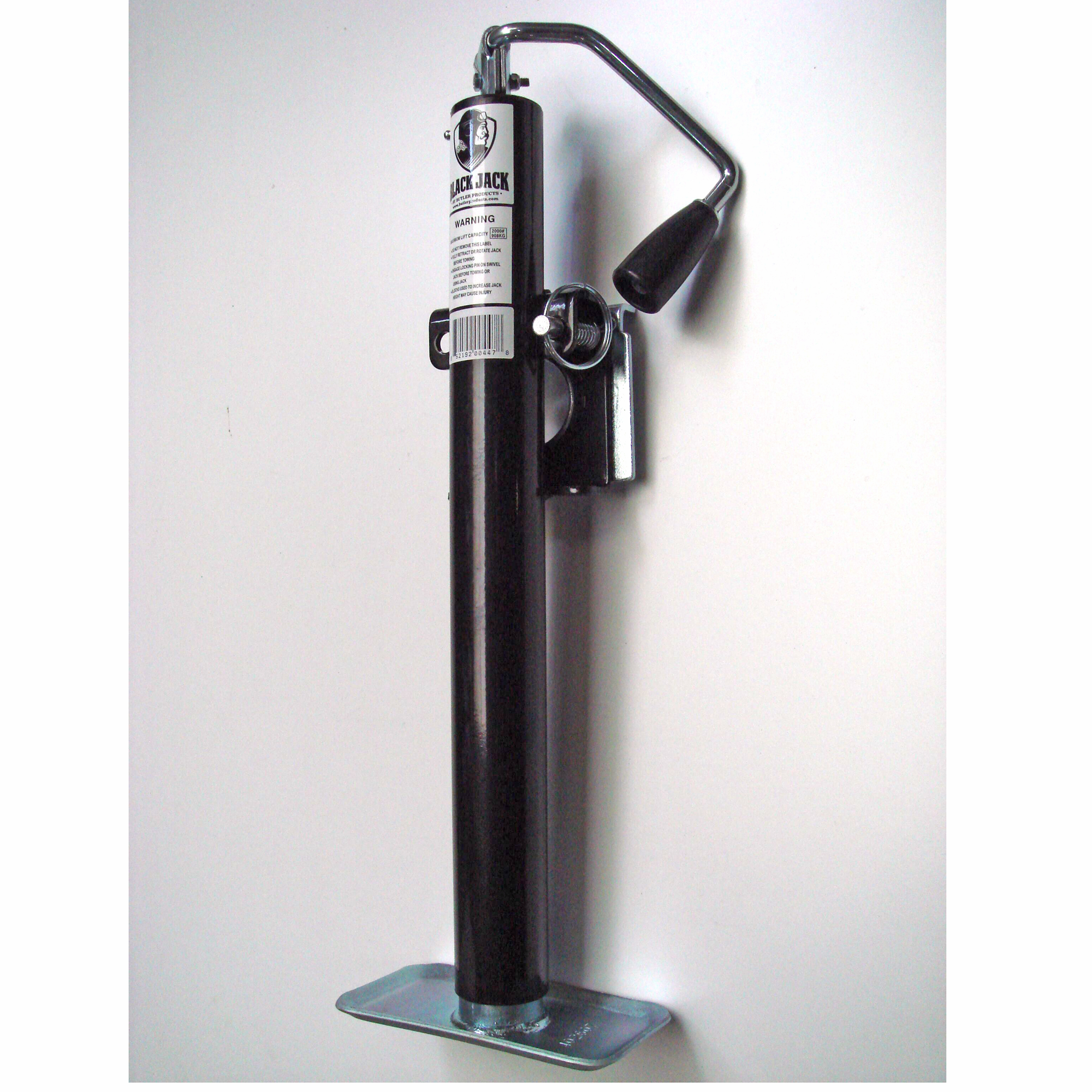 Black Jack 2000# 15" Flange Mount Trailer Jack