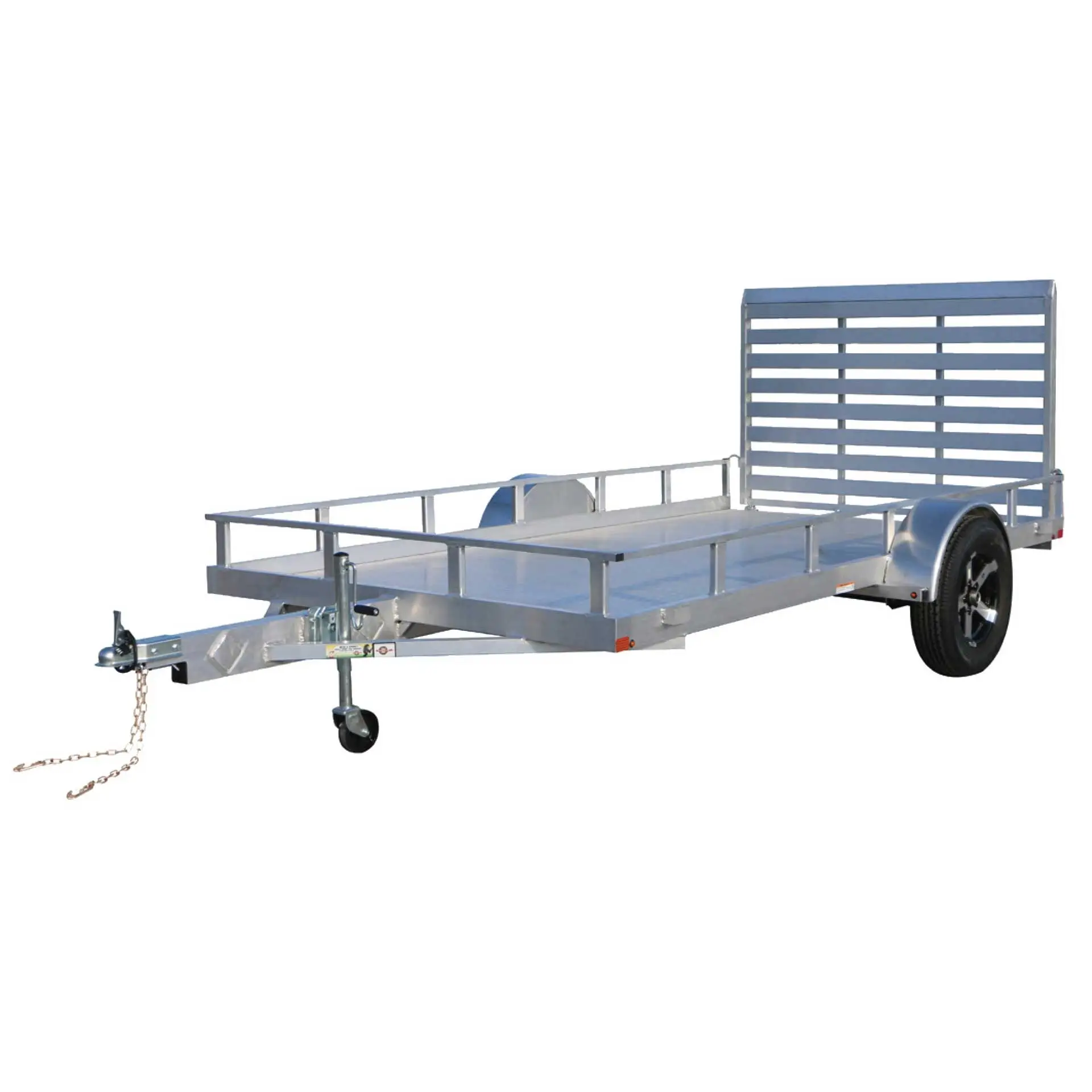 Carry-On Trailer® 6 1/2' x 12' Aluminum with Ramp and Aluminum Deck, Single Axle Utility Trailer