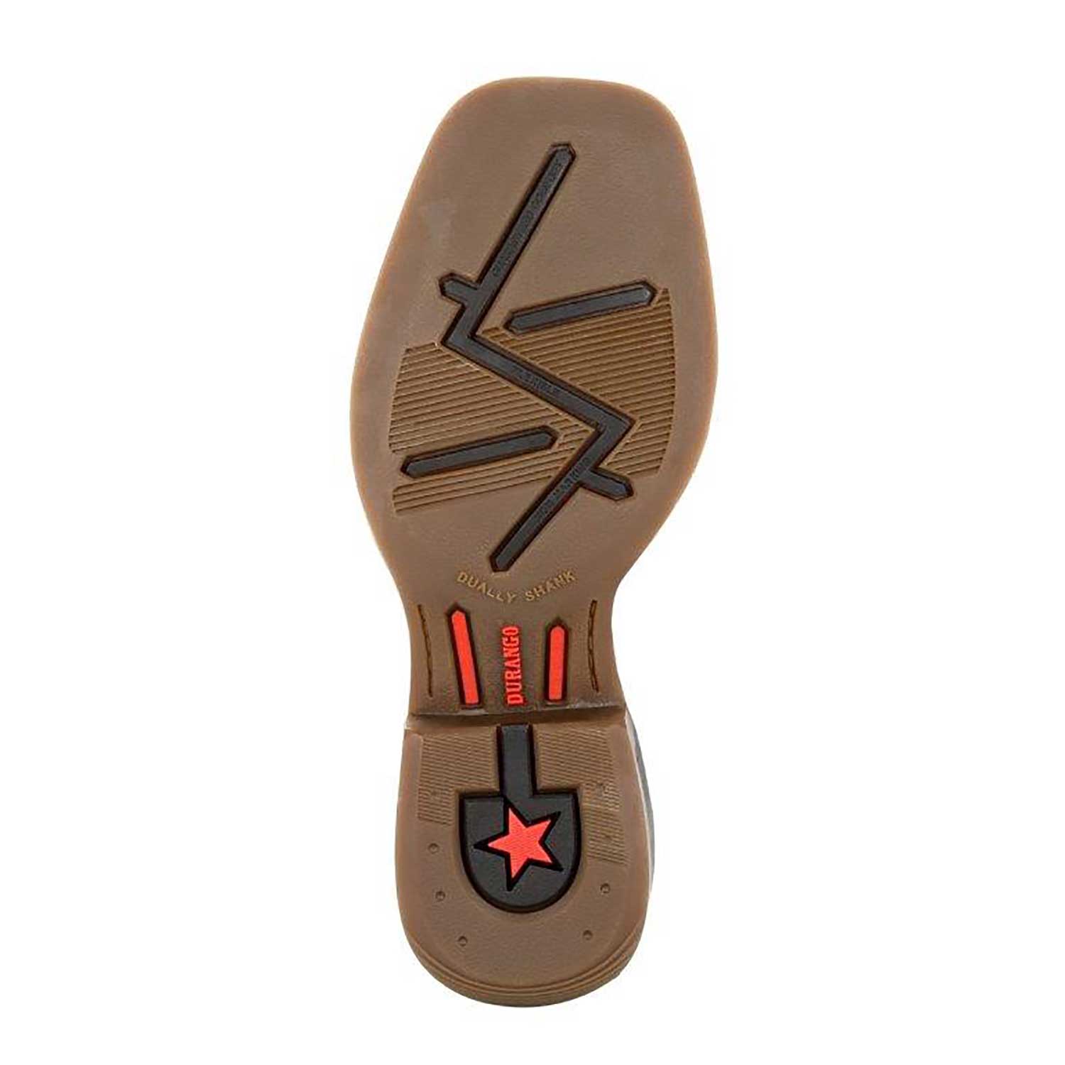 Durango® Lil' Rebel Pro™ Big Kid's Western Boots - Dark Bay, 4 View 3 of 4