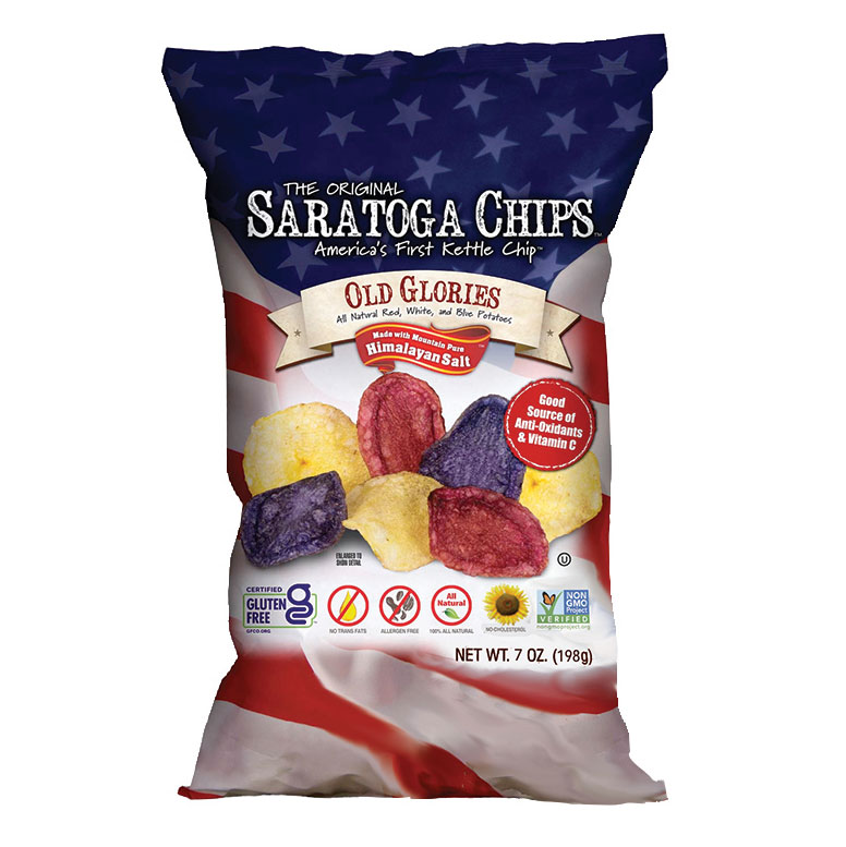 Saratoga Chips Old Glories Potato Chips, 7 oz.