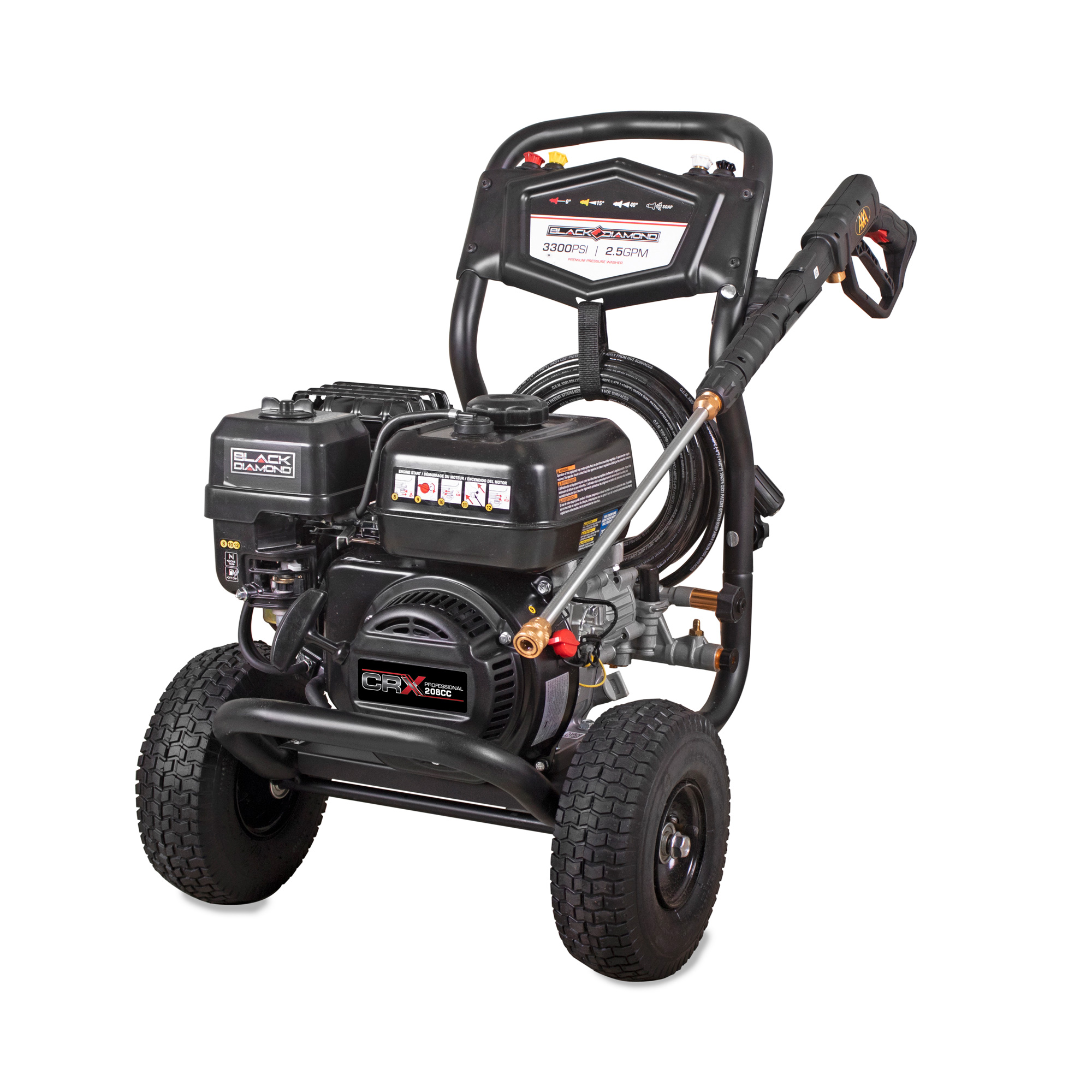 Black Diamond® Pressure Washer - 208cc, 3300PSI, 2.5 GPM View 1 of 4