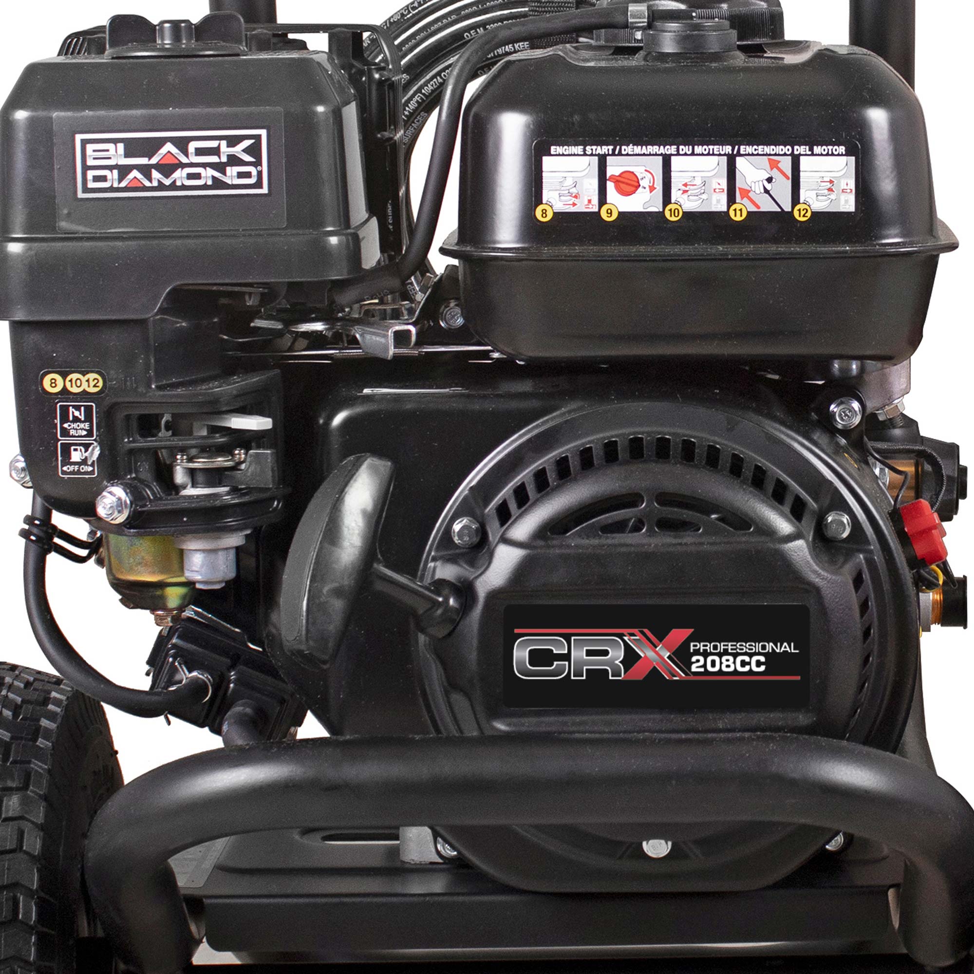 Black Diamond® Pressure Washer - 208cc, 3300PSI, 2.5 GPM View 3 of 4