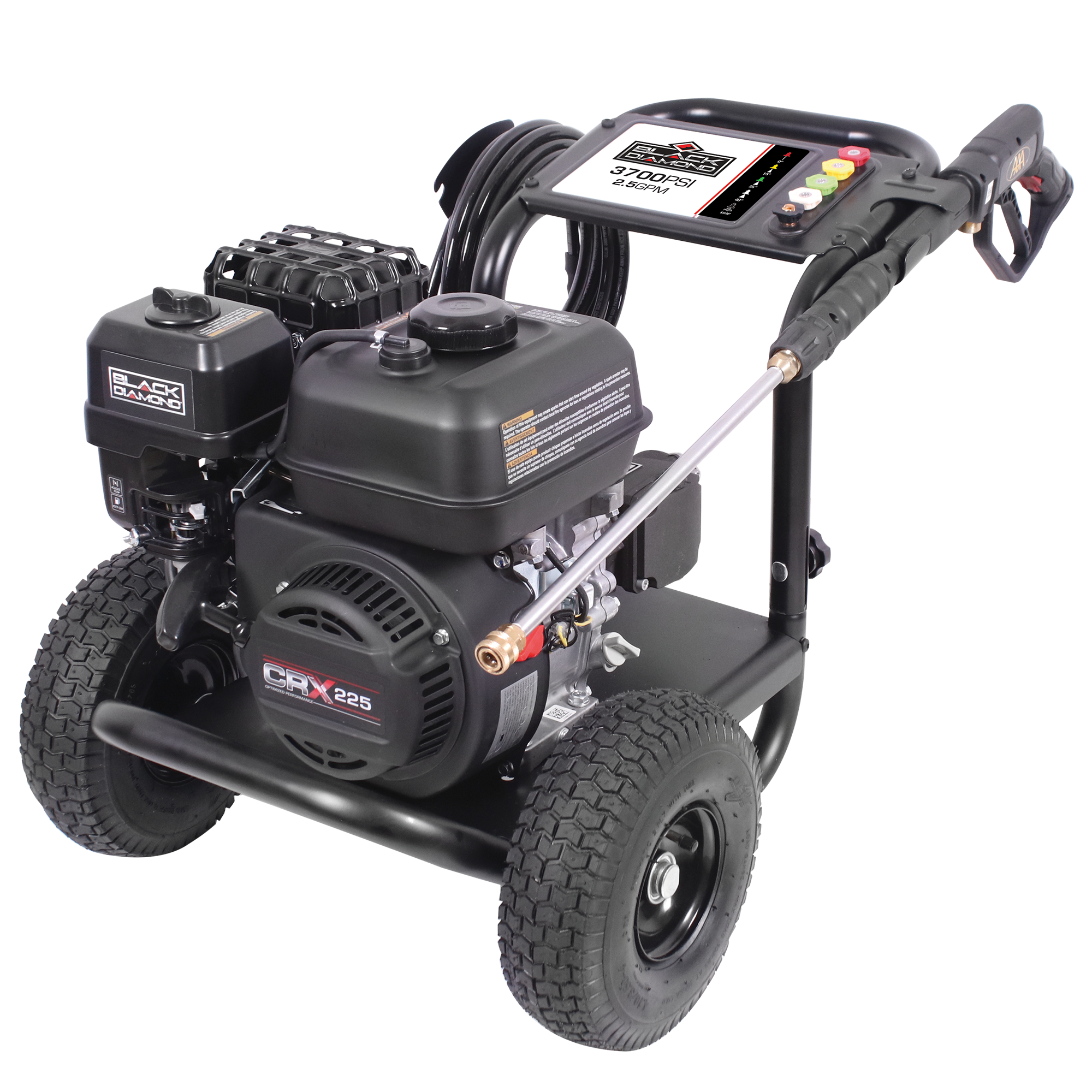 Black Diamond 3100 PSI Gas Powered Pressure Washer, 3100PSI, 163CC, 2.3GPM View 3 of 6