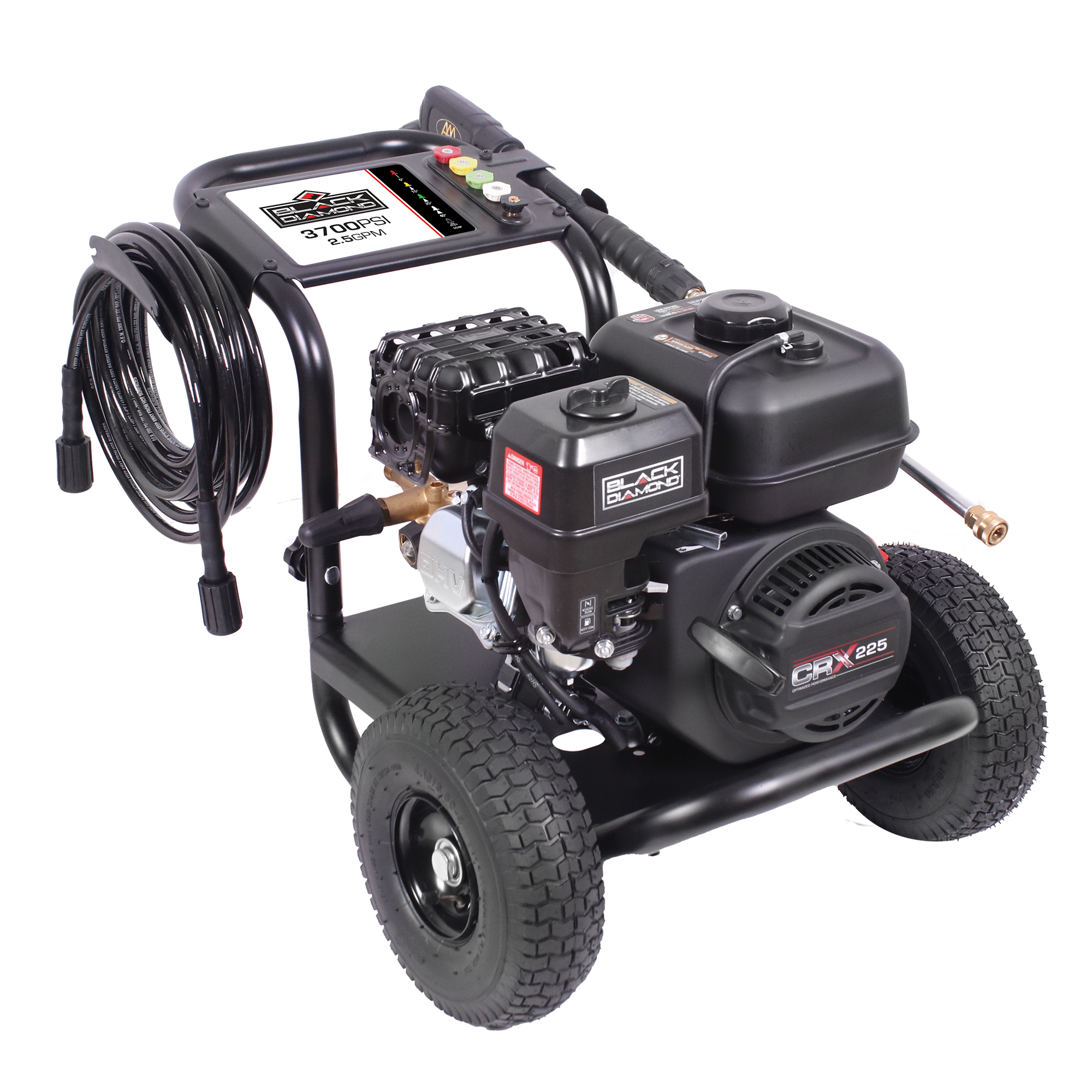 Black Diamond 3100 PSI Gas Powered Pressure Washer, 3100PSI, 163CC, 2.3GPM View 4 of 6