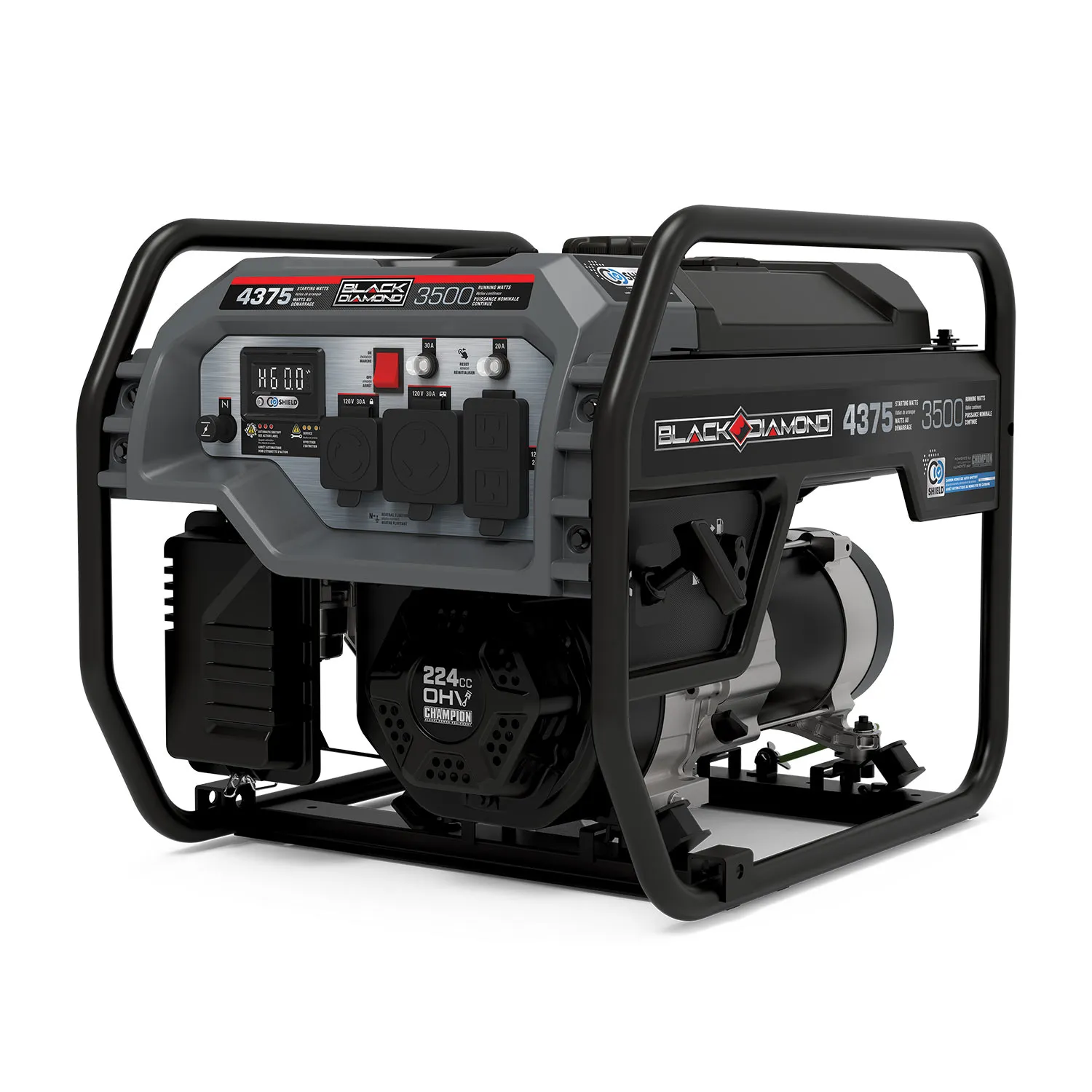 Black Diamond 3500-Watt Portable Generator with CO Shield®
