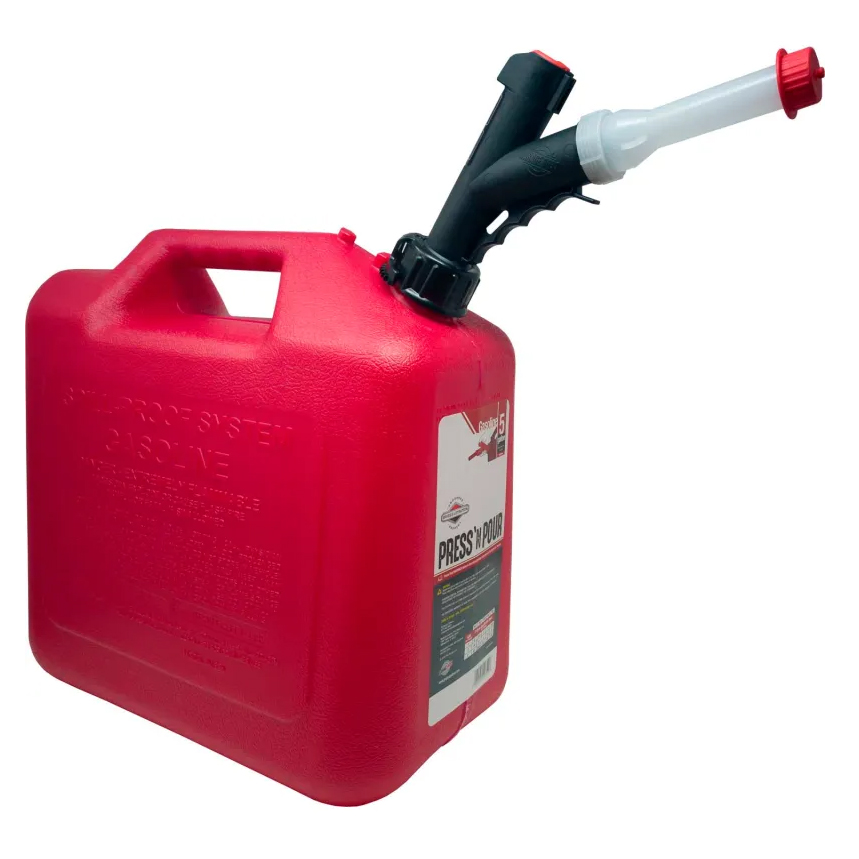 Garage Boss Press ‘N Pour® 5 Gallon Gas Can
