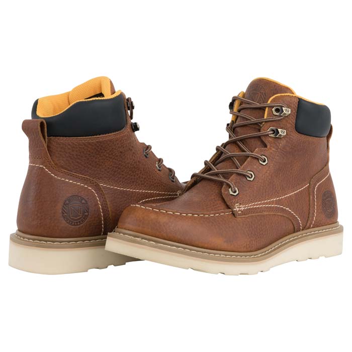 Noble Outfitters® Men’s Wedge 6” Work - Whiskey, 9 View 2 of 3