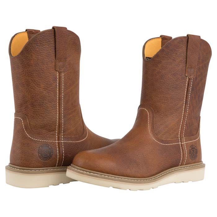 Noble Outfitters® Wedge Wellington Work Boot - Whiskey, 9 View 2 of 3