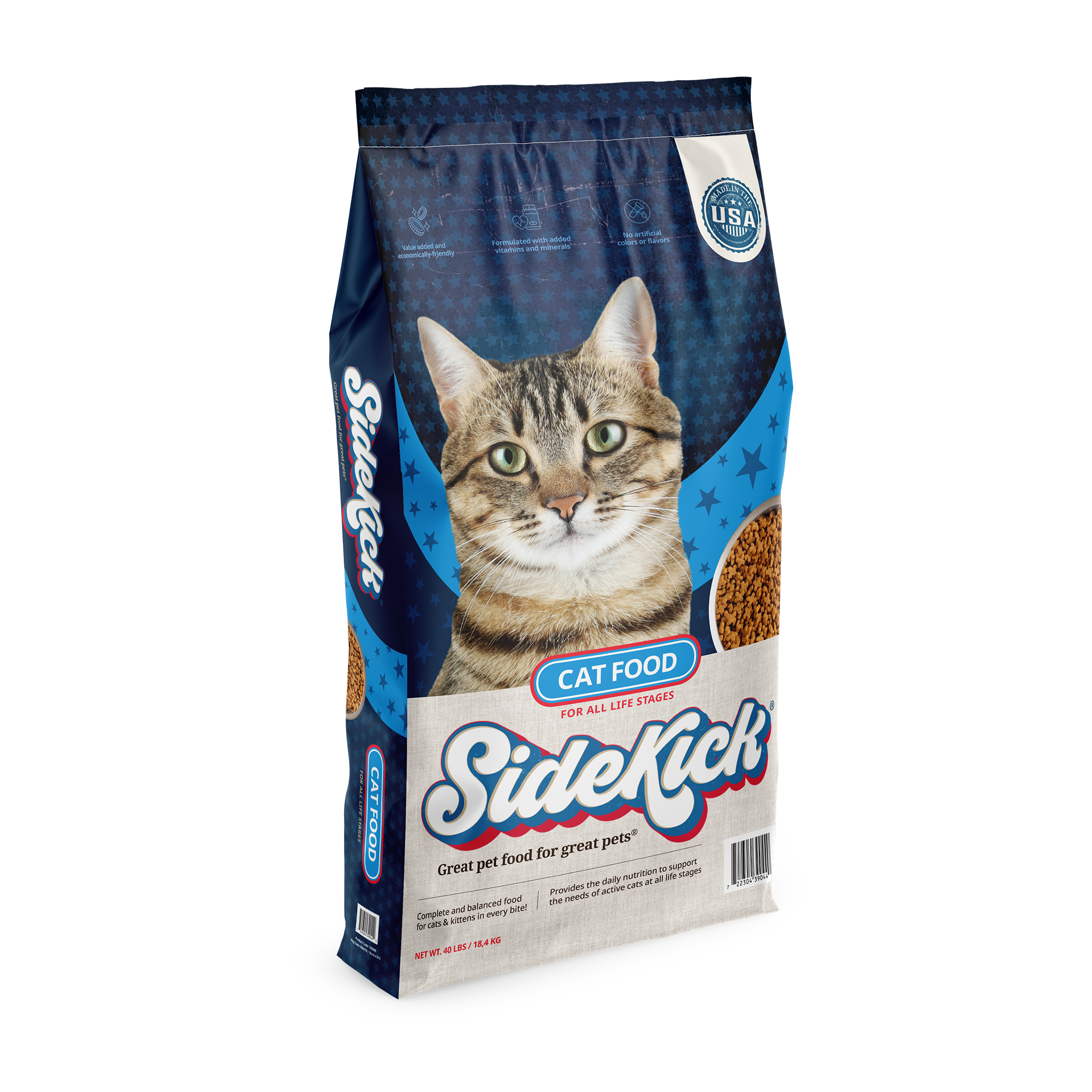 Sidekick®  Adult Cat Food, 40 lbs.