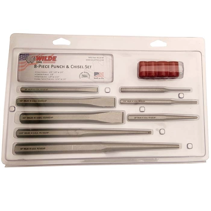 Wilde Tool® Punch & Chisel Set - 5 Piece At