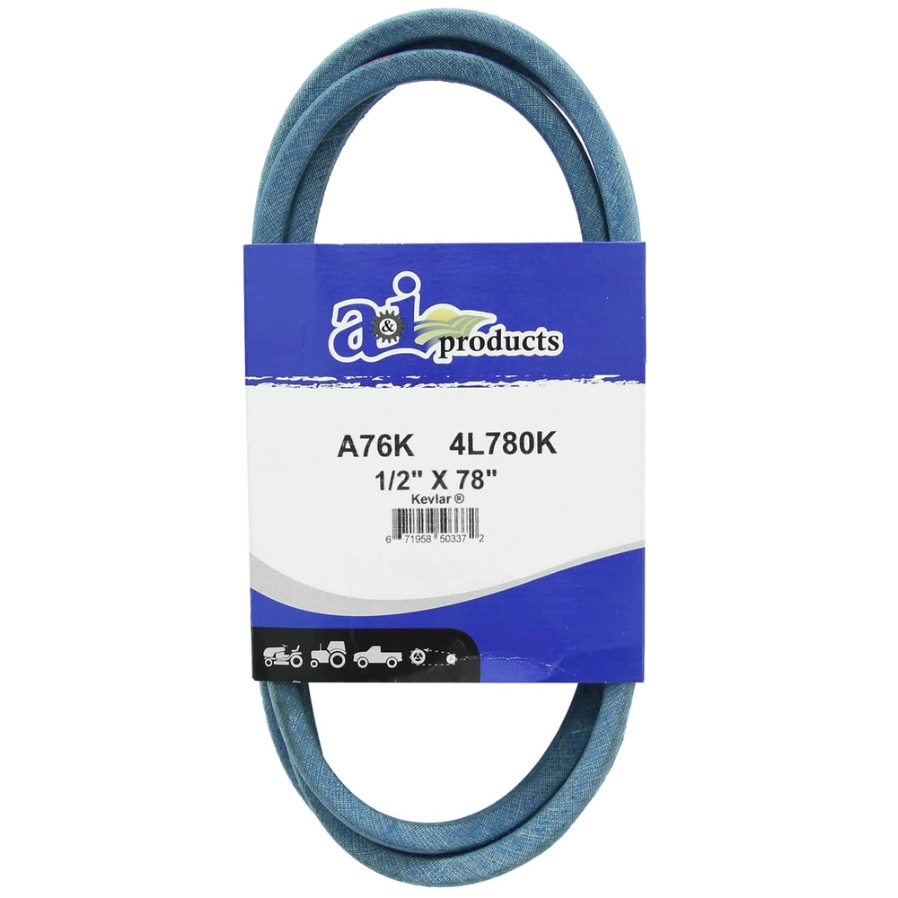 A&I Kevlar Blue V-Belt, 1/2
