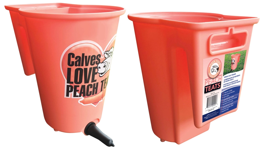 Peach Teats™ Single Feeder Bucket, 2 gal - 0000002376 - Runnings