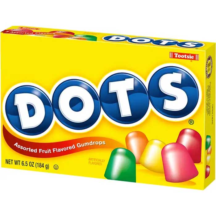 Tootsie Roll® Dots Original Assorted Fruit Flavored Theater Box