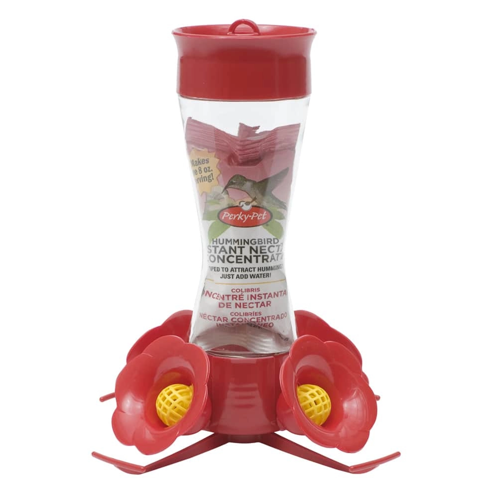 Perky-Pet® Pinch Waist Glass Hummingbird Feeder with Free Nectar