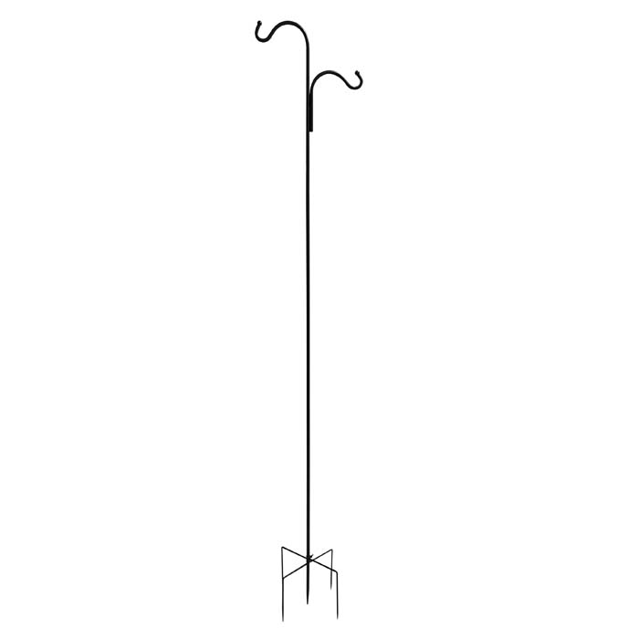 Livingscape™ 84" Steel Double Shepherd Hook