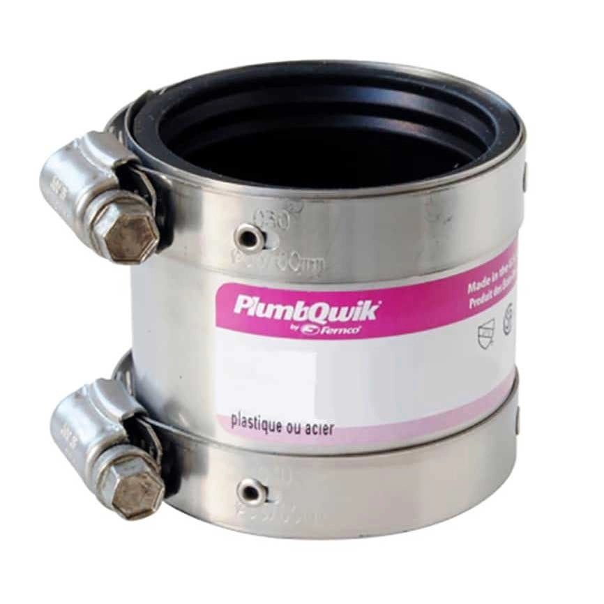 Fernco DWV 2 In. x 2 In. Sewer and Drain PVC Iron Pipe Hub Adapter