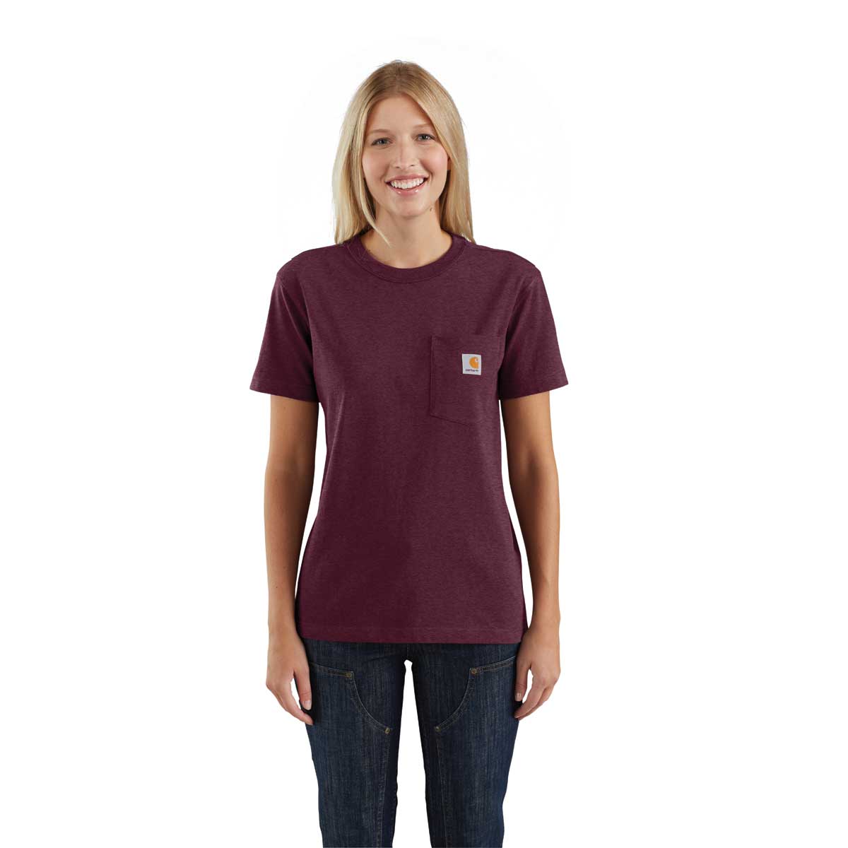 Carhartt® Women's Loose-Fit HeavyWeight Short-Sleeve Pocket T-Shirt