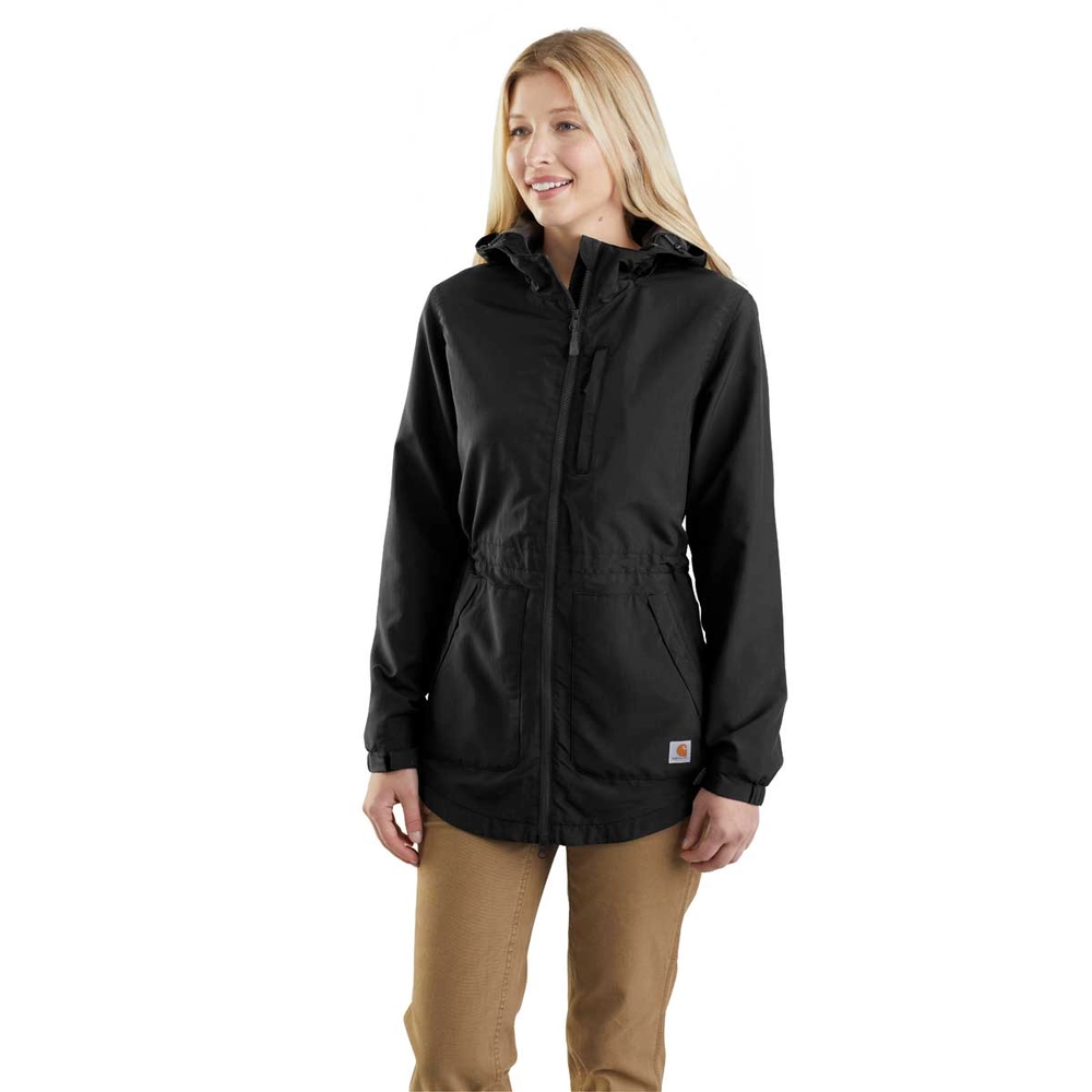 Carhartt Womens Rain Defender Hooded Lightweight Coat (Style
