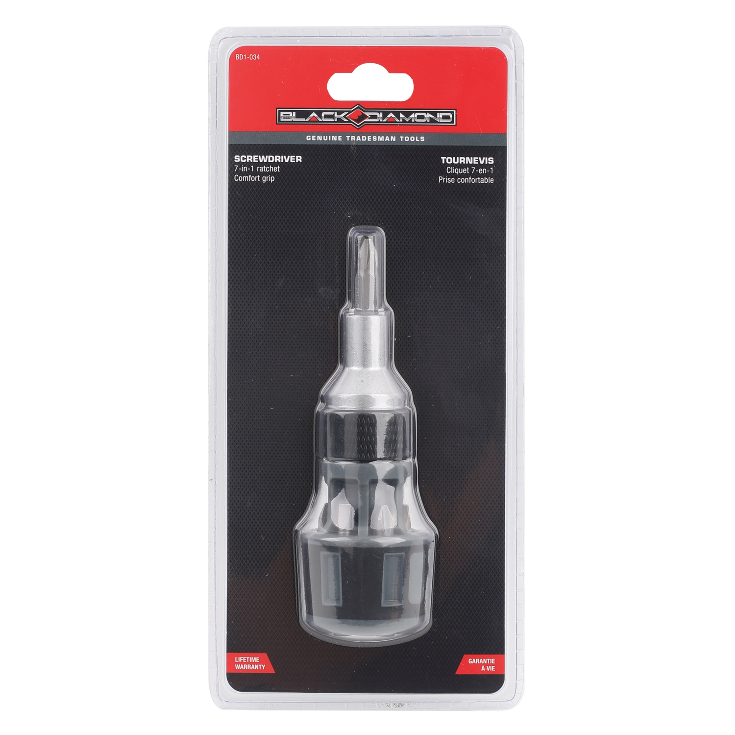 Black Diamond 7 in 1 Stubby Ratchet Driver - 0000002839 - Runnings