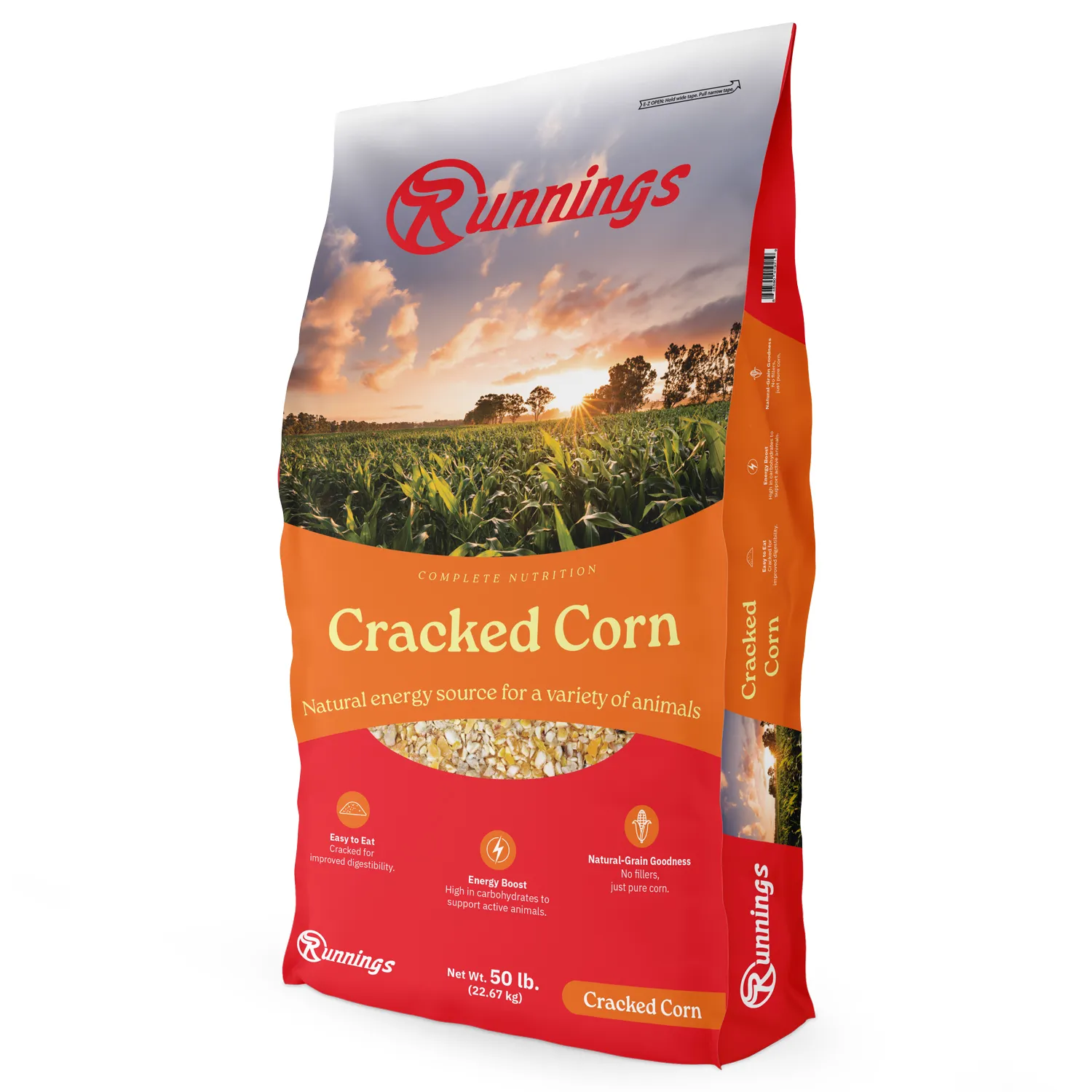 Runnings Cracked Corn, 50 lb.