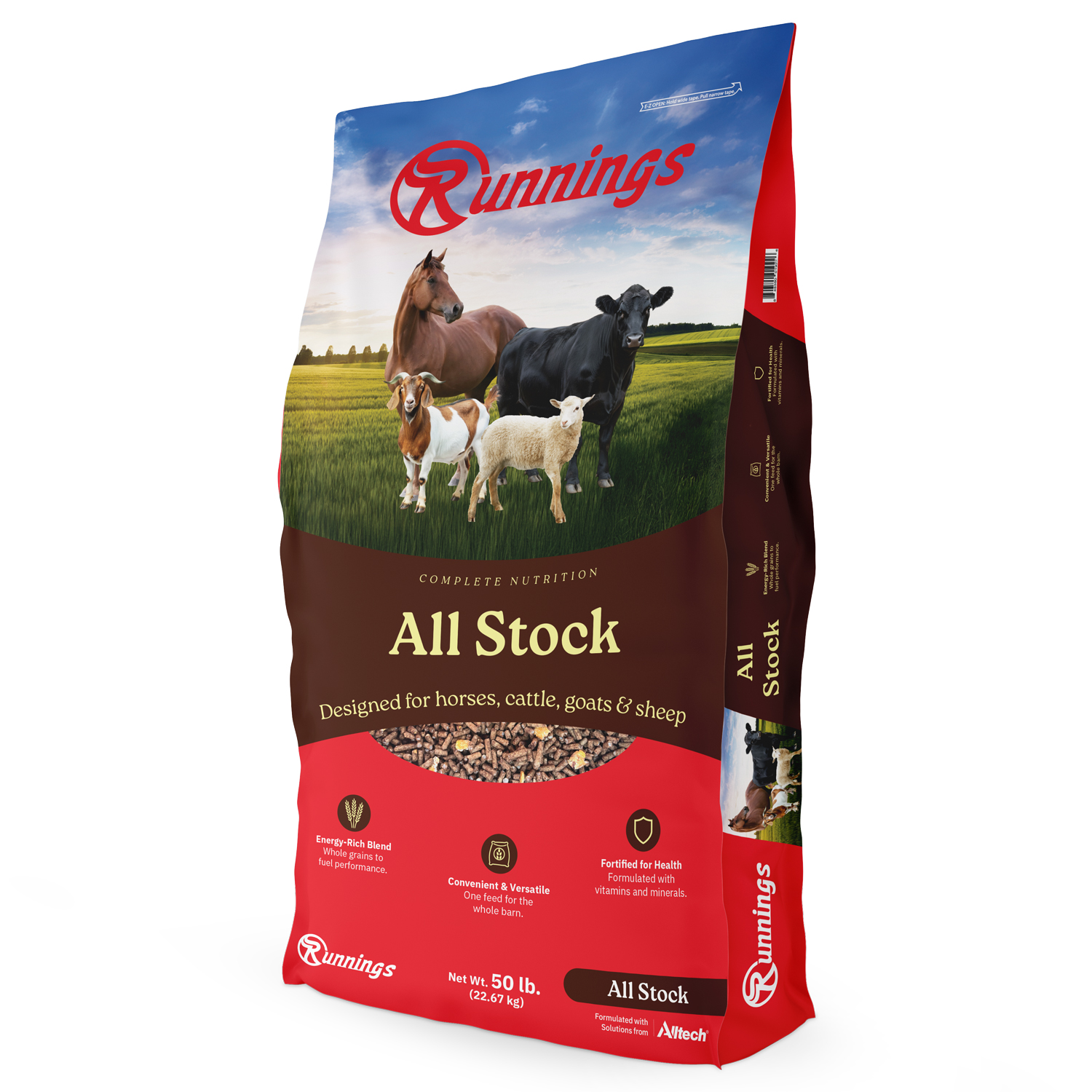 Runnings All Stock Feed, 50 lb.
