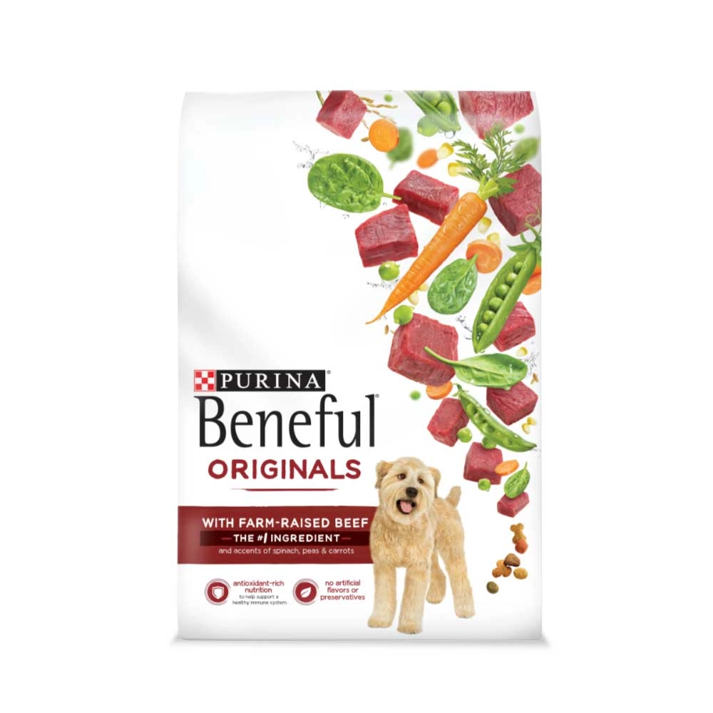 Purina® Beneful® Originals Dry Dog Food Farm Raised Beef, 14 lbs