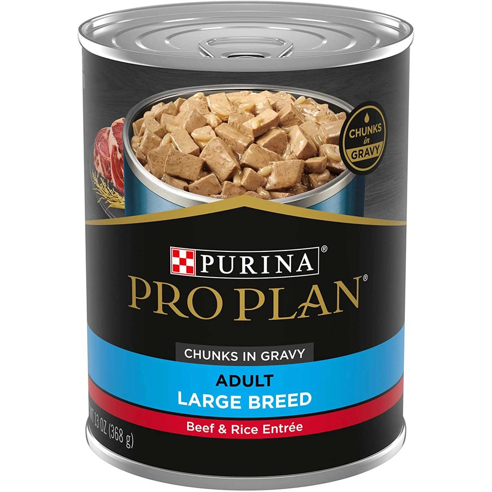 Purina® Pro Plan® Chunks in Gravy Wet Dog Food Adult, Large