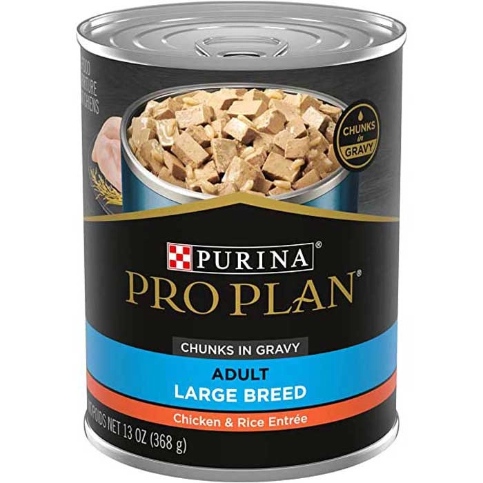 Purina® Pro Plan® Chunks in Gravy Wet Dog Food Adult, Large