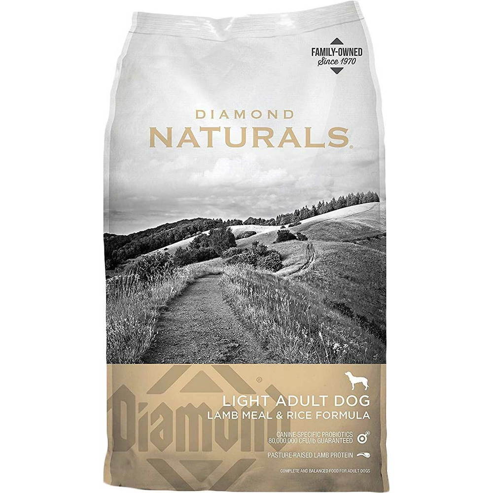 Diamond® Naturals® Lite Lamb Meal Rice Adult Dog Formula, 30 lbs