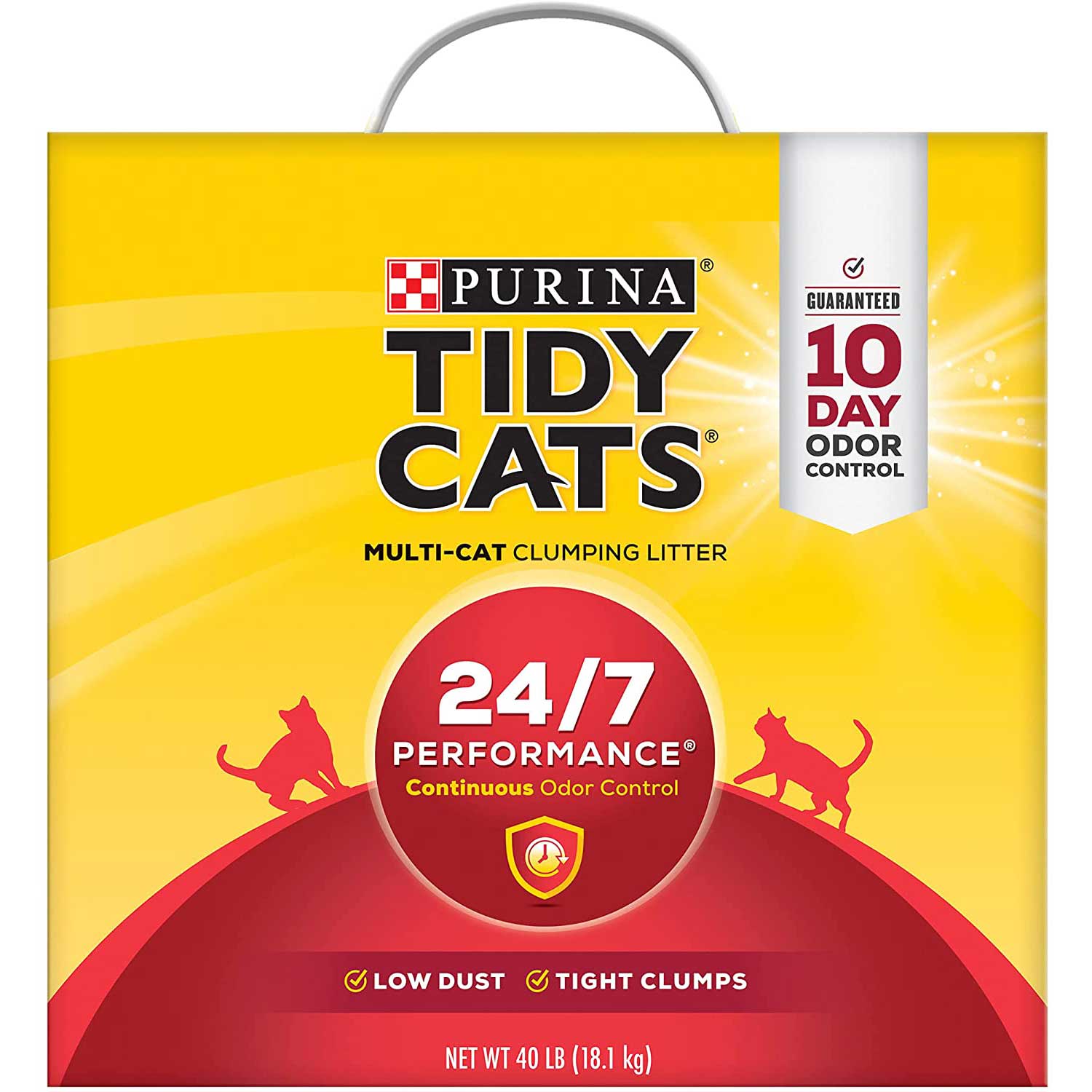 Purina® Tidy Cats® 24/7 Performance® Multi-Cat Clumping Litter, 40 lbs.