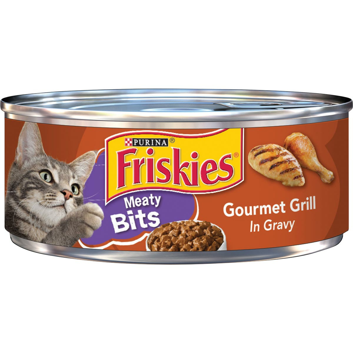 Purina® Friskies® Meaty Bits Wet Cat Food - Gourmet Grill in Gravy, 5.5 oz.