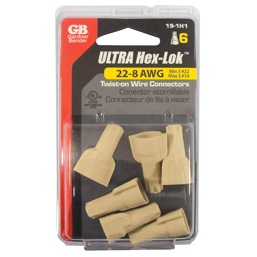 Gardner Bender® Hex-Lox® Multi-Range Wire Connector, #22-#8