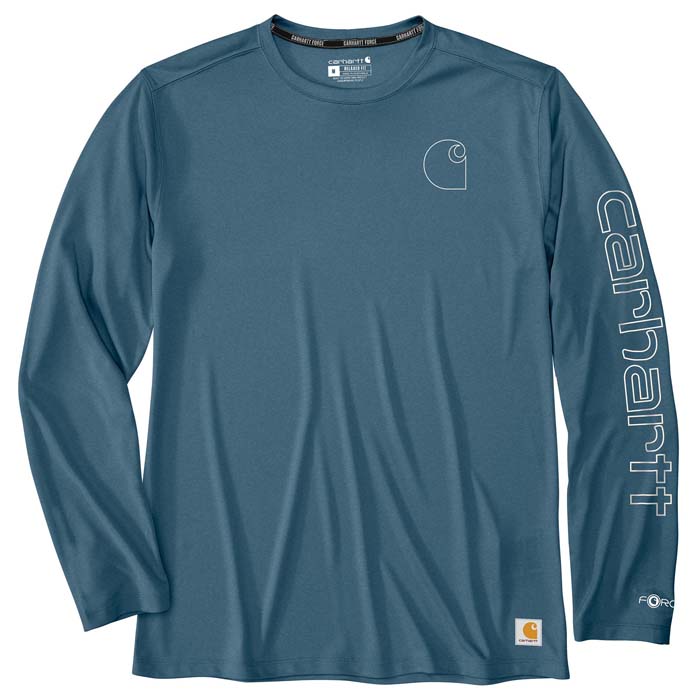 Carhartt Force Sun Defender™ Lightweight Long-Sleeve Logo Graphic  T-Shirt