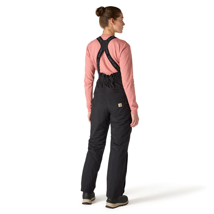 Carhartt Women's Storm Defender® Insulated Bib Overall - Black, XS Regular View 1 of 6