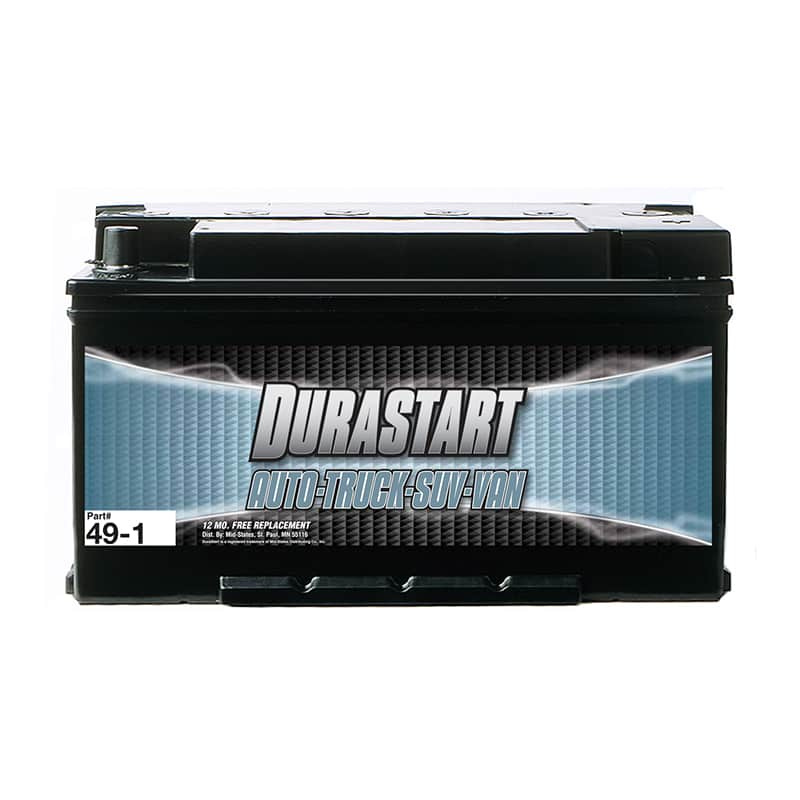 Durastart® Auto/Truck/SUV/Van Battery - 12V, 49-1